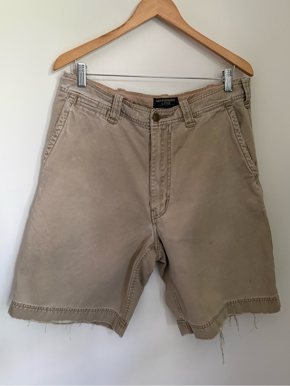 Men’s Abercrombie & Fitch Vintage Light Brown Shorts